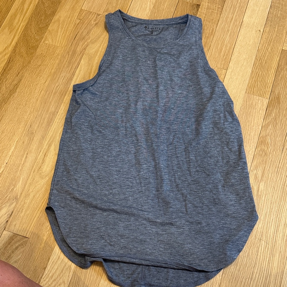 Athleta Charcoal Muscle Tee